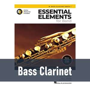 Essential Elements for Band with Online Resources - Bass Clarinet (Book 1)