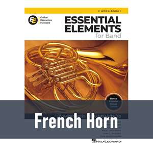 Essential Elements for Band with Online Resources - French Horn (Book 1)
