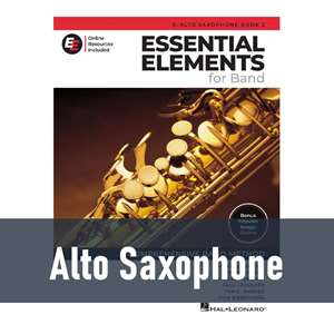 Essential Elements for Band with Online Resources - Alto Saxophone (Book 2)