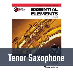 Essential Elements for Band with Online Resources - Tenor Saxophone (Book 2)