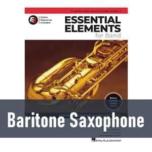 Essential Elements for Band with Online Resources - Baritone Saxophone (Book 2)