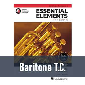 Essential Elements for Band with Online Resources - Baritone and Euphonium T.C. (Book 2)