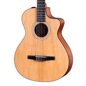 Taylor 100-Series 112ce-N Grand Concert Acoustic-Electric Nylon String Guitar - Spruce Top with Sapele Back and Sides