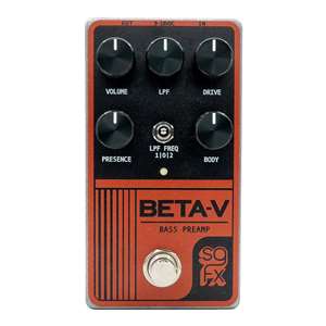 SolidGoldFX Beta-V Bass Preamp Effect Pedal