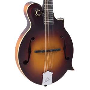 Loar LM-590-MS Contemporary F-Style Mandolin - Hand Carved Solid Spruce Top with Maple Back and Sides