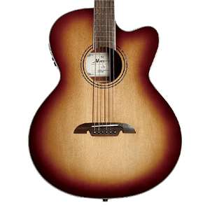 Alvarez Artist Series Baritone ABT60ce - Shadowburst Solid A+ Sitka Spruce Top with African Mahogany Back and Sides