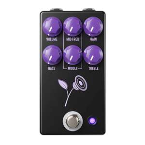 JHS Pedals Violet Overdrive / Distortion Effect Pedal (Black)