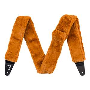 Fender Poodle Plush Strap - Rust, 2"