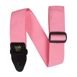 Ernie Ball Polypro Guitar Strap - Pink Sunrise, 2"