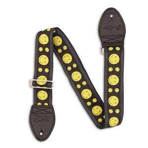 Souldier Strap - Smiley Face with Black Leather