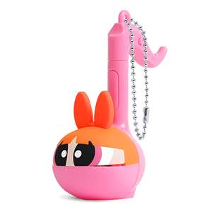 Otamatone Melody Play-Along Synthesizer Keychain - Powerpuff Girls (Blossom)