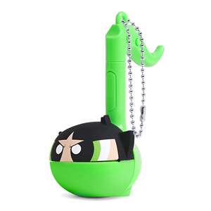 Otamatone Melody Play-Along Synthesizer Keychain - Powerpuff Girls (Buttercup)