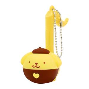 Otamatone Melody Sanrio Play-Along Synthesizer Keychain - Pompompurin
