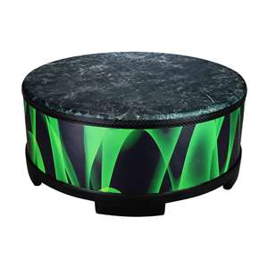 Remo Green and Clean Gathering Drum - 18" Diameter Skyndeep Black Fiberskyn, 8" Depth