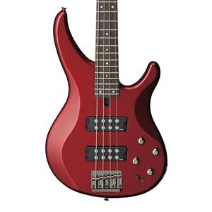 Yamaha TRBX304 4-String Electric Bass Guitar - Candy Apple Red with Rosewood Fingerboard
