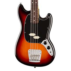 Fender American Professional Classic Mustang Bass - 3-Color Sunburst with Rosewood Fingerboard
