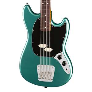 Fender American Professional Classic Mustang Bass - Faded Sherwood Green Metallic with Rosewood Fingerboard