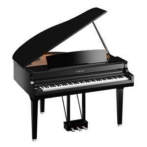 Yamaha Clavinova CSP-295GP GrandTouch with Wooden Keys Tablet Controlled Smart Digital Grand Piano - Polished Ebony
