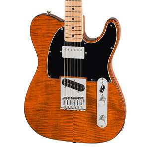 Squier Affinity Series Telecaster Flame Maple Top (FMT) SH - Mocha with Maple Fingerboard
