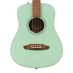 Fender California Standard Redondo Mini Dreadnought Acoustic Guitar - Surf Green