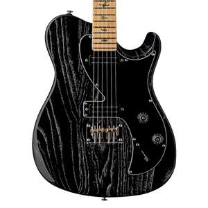 PRS SE NF 53 Flat Top Single Cutaway Electric Guitar - Black Doghair Swamp Ash Body