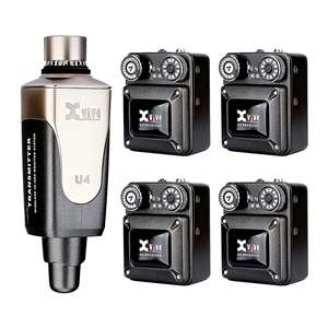 Xvive U45R4 Four-pack U45 In-Ear Monitor Wireless System