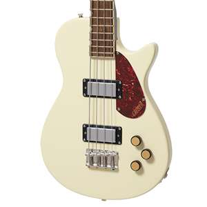 Gretsch Streamliner Jet Club Bass Single-Cut - Vintage White with Laurel Fingerboard