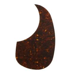 Allparts PG-0090-043 Thin Acoustic Pickguard with Adhesive Backing - Tortoise 1-Ply